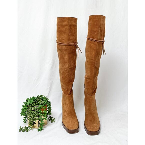 **SOLD**  Platform Over the Knee Boots (38.5) - Picture 8 of 12